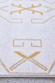 Elysium Scalar Gold Rug