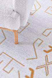 Elysium Scalar Gold Rug