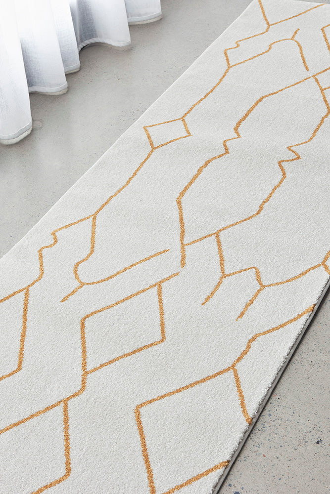 Elysium Ivy Gold Runner Rug