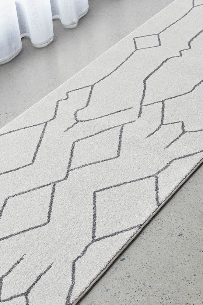 Elysium Ivy Grey Runner Rug