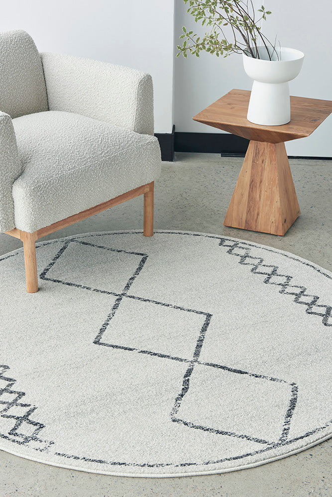 Elysium Boomerang Round Rug