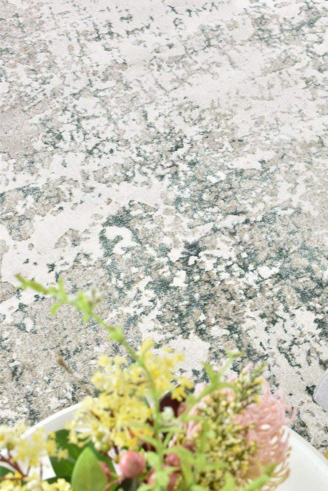 Platinum Emerald Green Rug