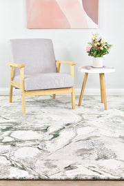 Platinum Smaragdite Green Rug