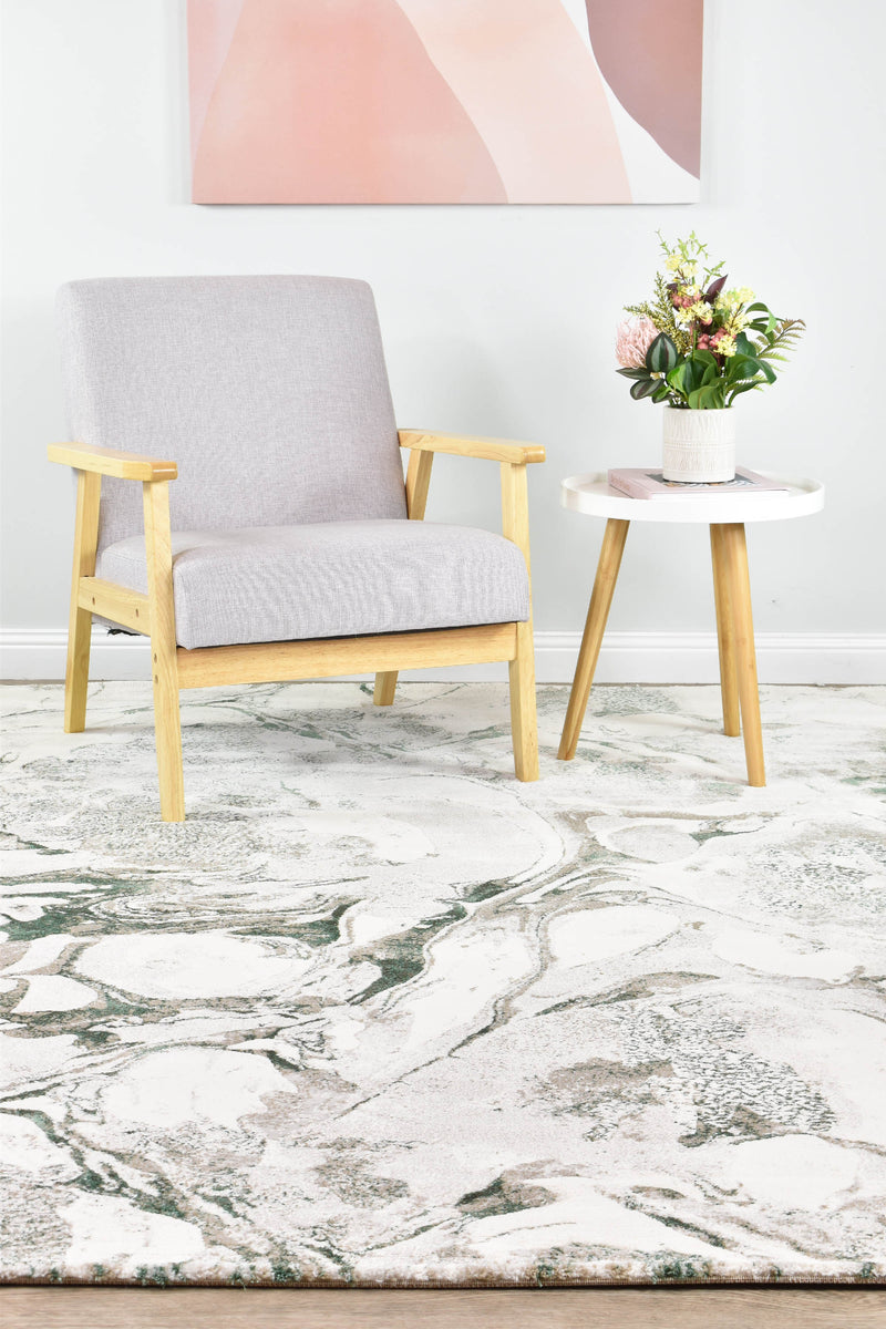 Platinum Smaragdite Green Rug