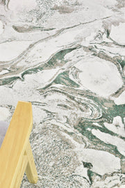 Platinum Smaragdite Green Rug