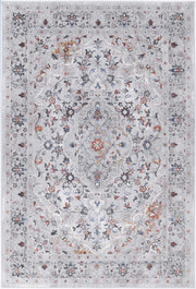 Isaiah Multi Grey Floral Traditional Rug