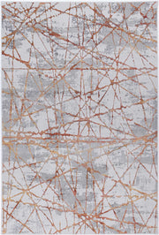 Isaiah Geometric Rust Rug