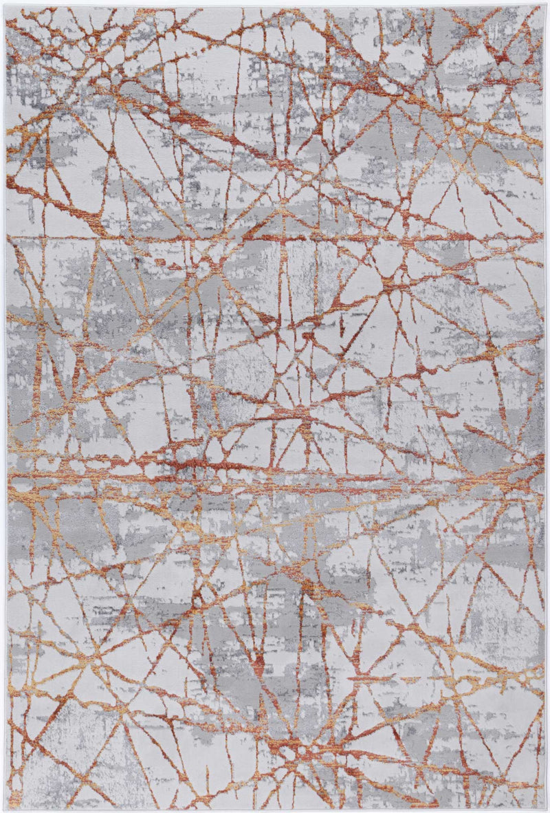 Isaiah Geometric Rust Rug