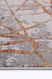 Isaiah Geometric Rust Rug