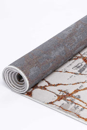 Isaiah Geometric Rust Rug