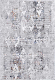 Isaiah Grey Multi Diamond Transitional Rug