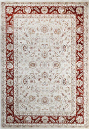 Prig Stiff Red Cream Rug