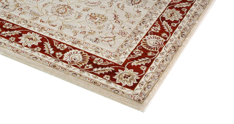 Prig Stiff Red Cream Rug