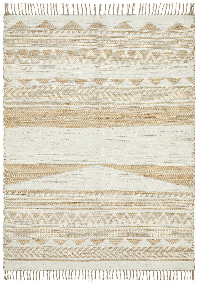 Array Jute White Rug
