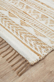 Array Jute White Rug