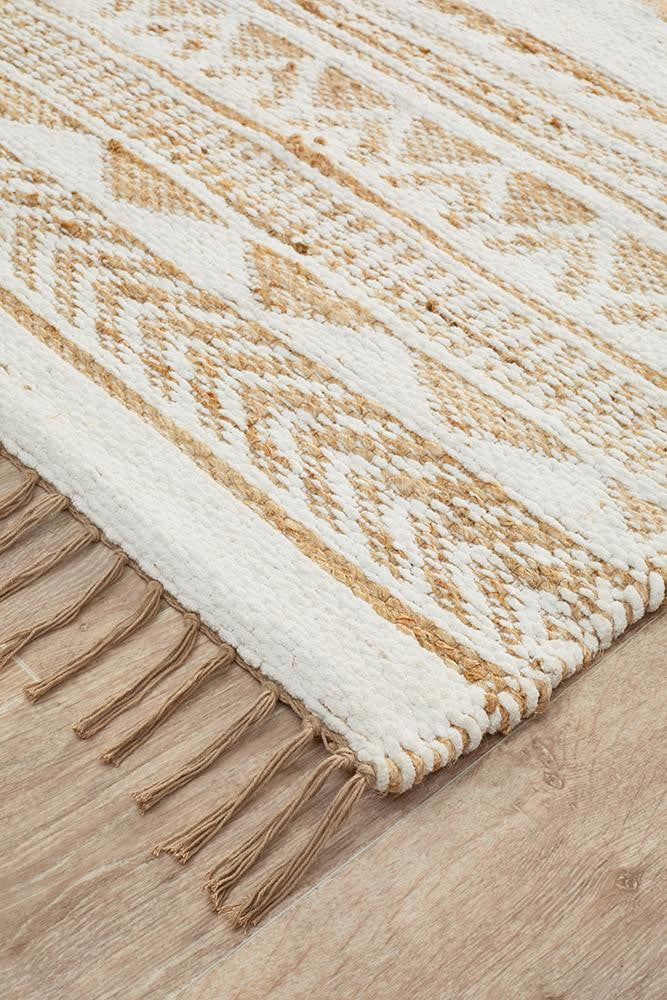 Array Jute White Rug