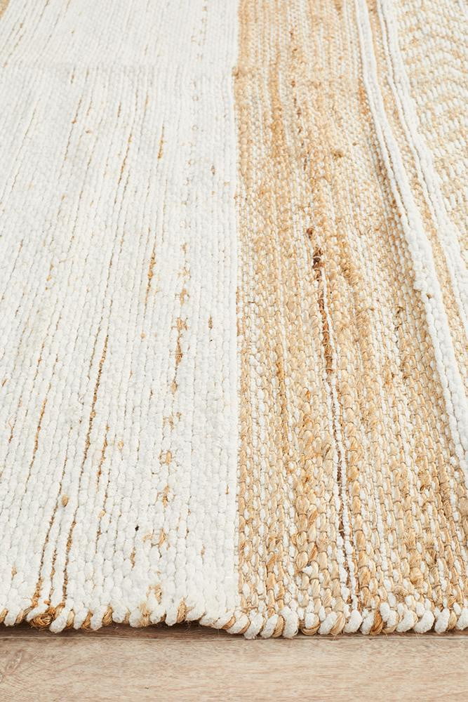 Array Jute White Rug