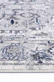 Colony Medal Grey White Rug