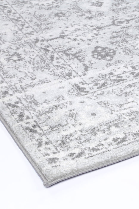 Colony Ancient Grey White Runner Rug
