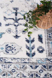 Colony Corner Cream Blue Rug