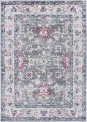 Colony Floral Grey Multi Rug