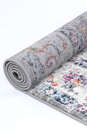 Colony Floral Grey Multi Rug