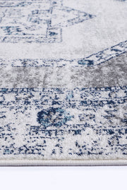 Colony Tribal Navy Cream Rug