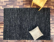 Pellet Arrow Solid Carbon Rug