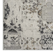 Portise Greenwood Grey Beige Rug