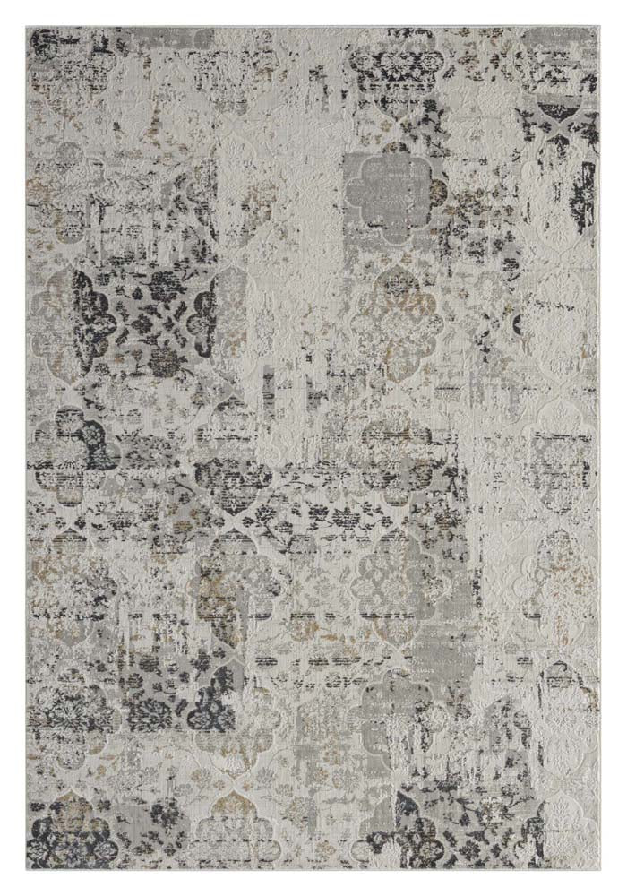 Portise Greenwood Grey Beige Rug