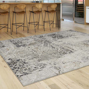 Portise Greenwood Grey Beige Rug