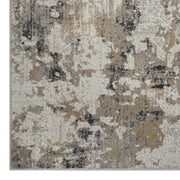 Portise Plantation Grey Beige Runner Rug