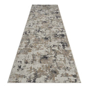 Portise Plantation Grey Beige Runner Rug