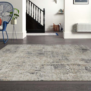 Portise Woodland Grey Beige Rug