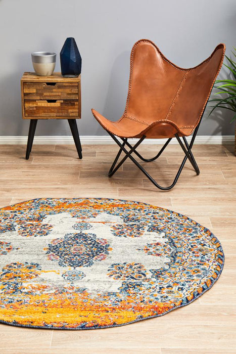 Modern bohemian round rugs