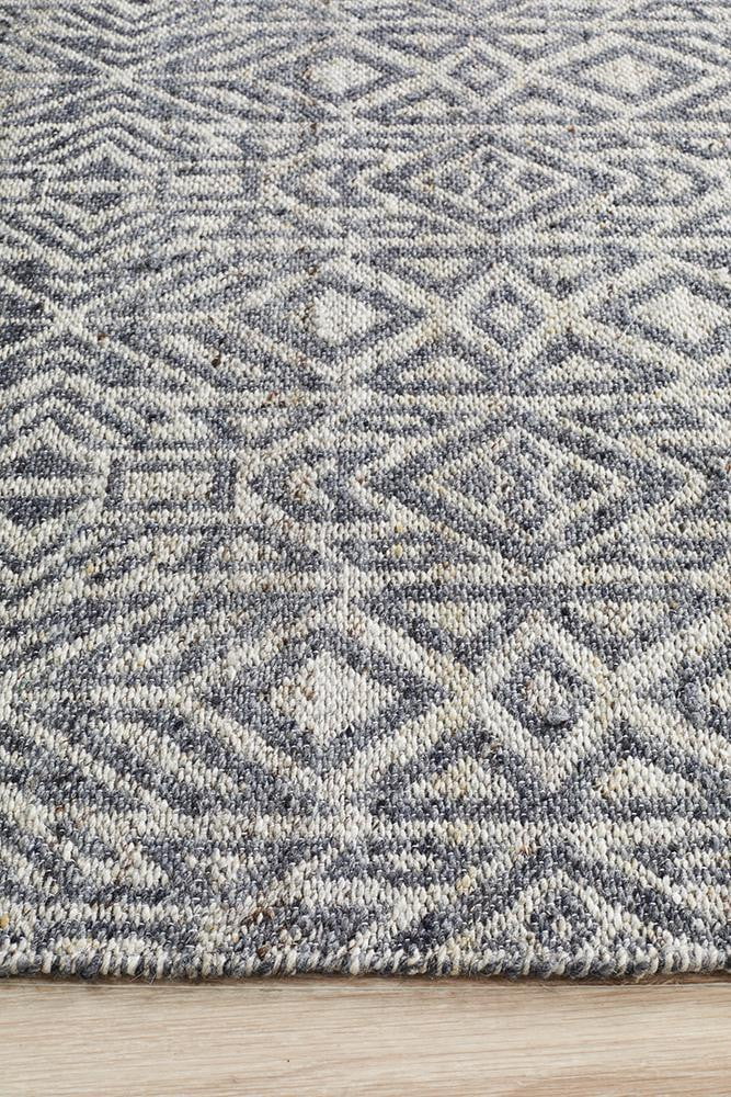 Artifact Samarmy Graphite Cobolt Grey Rug