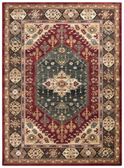 Riviera Master Red Green Rug