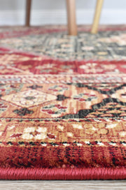Riviera Master Red Green Rug