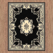 Medori Floral Black Rug