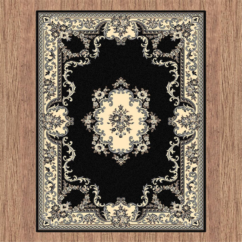 Medori Floral Black Rug