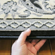 Medori Floral Black Rug