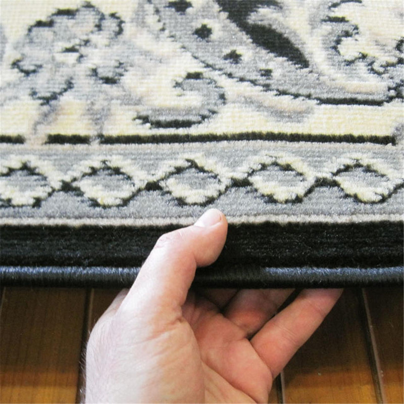 Medori Floral Black Rug