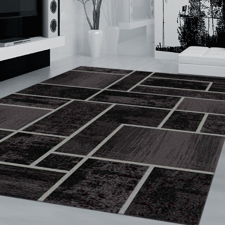 Modern Classic Black Rug — SydneyRugsOnline