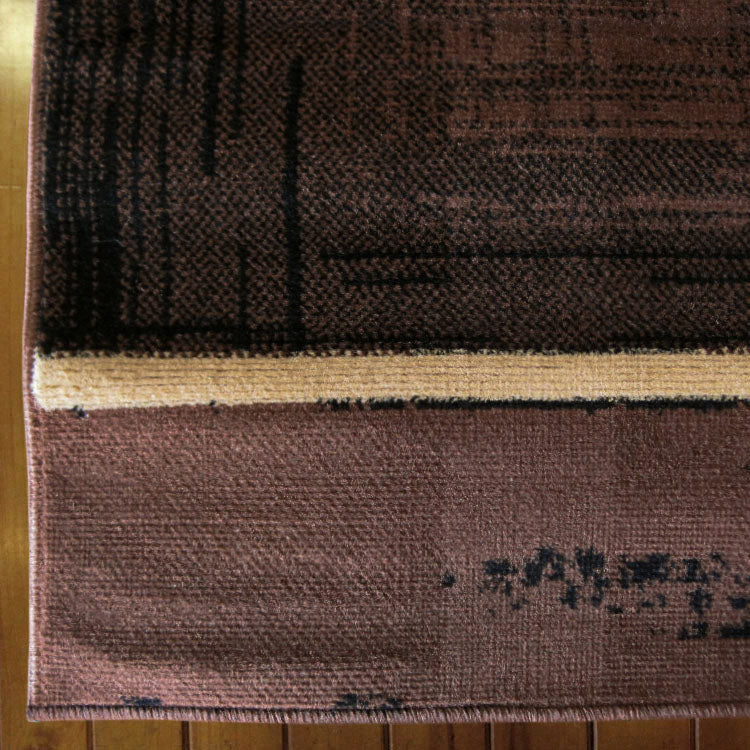 Medori Twist Brown Runner Rug