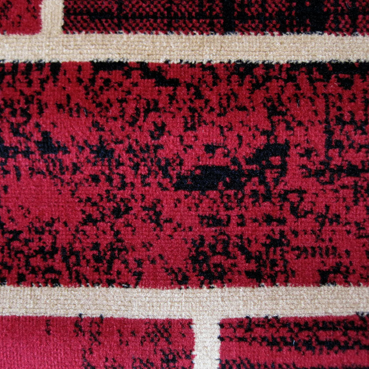 Medori Twist Red Runner Rug