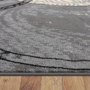 Medori Radiation Grey Runner Rug
