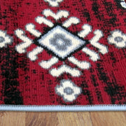 Medori Star Red Runner Rug