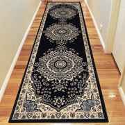Medori Honor Black Runner Rug