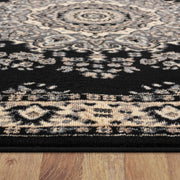 Medori Honor Black Runner Rug