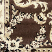 Medori Floral Brown Runner Rug